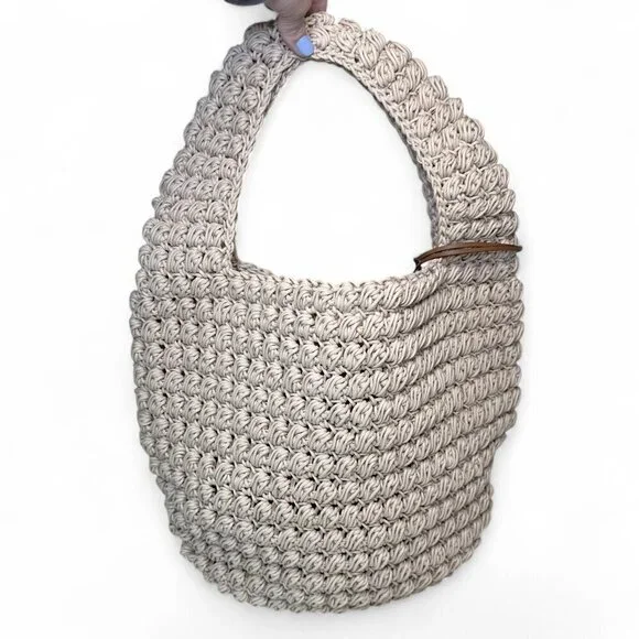 JW ANDERSON Large Popcorn Basket Woven Tote - Natural NWT - Picture 2 of 14